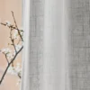 Rideau à Oeillets Argentés BELLAVISTA Blanc