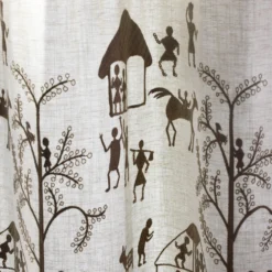 Rideau à Oeillets Argentés KANOUR Naturel Et Beige 9 Rideau à Oeillets Argentés KANOUR Naturel Et Beige -Décoration & meubles pour la maison rideau a oeillets KANOUR 008151 N2 3