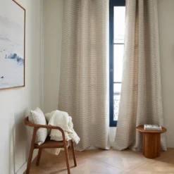 Rideau à Oeillets Argentés KAPLAN Ivoire Et Naturel 9 Rideau à Oeillets Argentés KAPLAN Ivoire Et Naturel -Décoration & meubles pour la maison rideau a oeillets KAPLAN 009073 WN 1