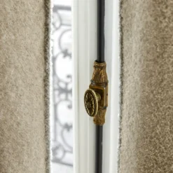 Rideau à Oeillets Argentés LEONARD Beige Doux -Décoration & meubles pour la maison rideau a oeillets LEONARD 008085 N2 4