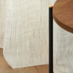 Rideau à Oeillets Argentés MERYBELLE Ivoire -Décoration & meubles pour la maison rideau a oeillets MERYBELLE 008992 N1 6