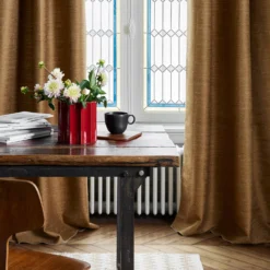 Rideau à Oeillets Argentés ORSSO Alezan -Décoration & meubles pour la maison rideau a oeillets ORSSO 008214 M 3