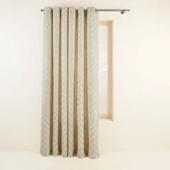 Rideau à Oeillets Argentés TOBIAS Ivoire -Décoration & meubles pour la maison rideau a oeillets TOBIAS 006748 N1 4