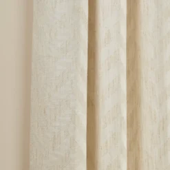 Rideau à Oeillets Argentés TOBIAS Ivoire -Décoration & meubles pour la maison rideau a oeillets TOBIAS 006748 N1 7