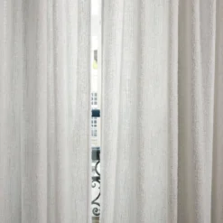 Rideau à Passants CELESTINA Ivoire -Décoration & meubles pour la maison rideau a passants CELESTINA 009010 N1 4