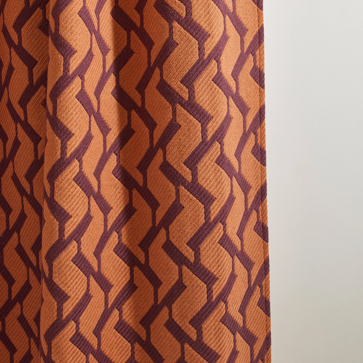 Rideau à Passants RAFFY Prune Et Orange 7 Rideau à Passants RAFFY Prune Et Orange – Image 7