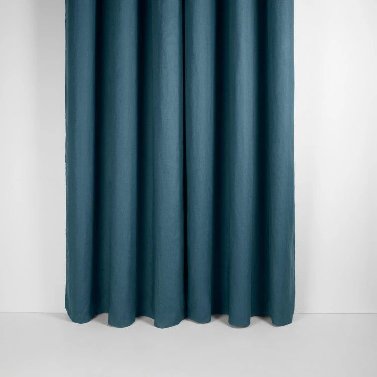 Rideau Oeillets Doublé Occultant CARLINA Pétrole 3 Rideau Oeillets Doublé Occultant CARLINA Pétrole – Image 3