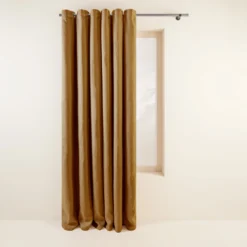 Rideau Oeillets Doublé Occultant CARLINA Bronze 9 Rideau Oeillets Doublé Occultant CARLINA Bronze -Décoration & meubles pour la maison rideau oeillets double occultant CARLINA 006200 M8 4