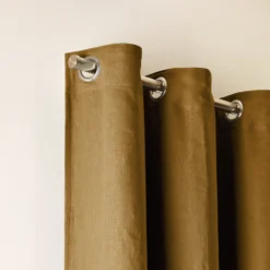 Rideau Oeillets Doublé Occultant CARLINA Bronze 10 Rideau Oeillets Doublé Occultant CARLINA Bronze -Décoration & meubles pour la maison rideau oeillets double occultant CARLINA 006200 M8 5