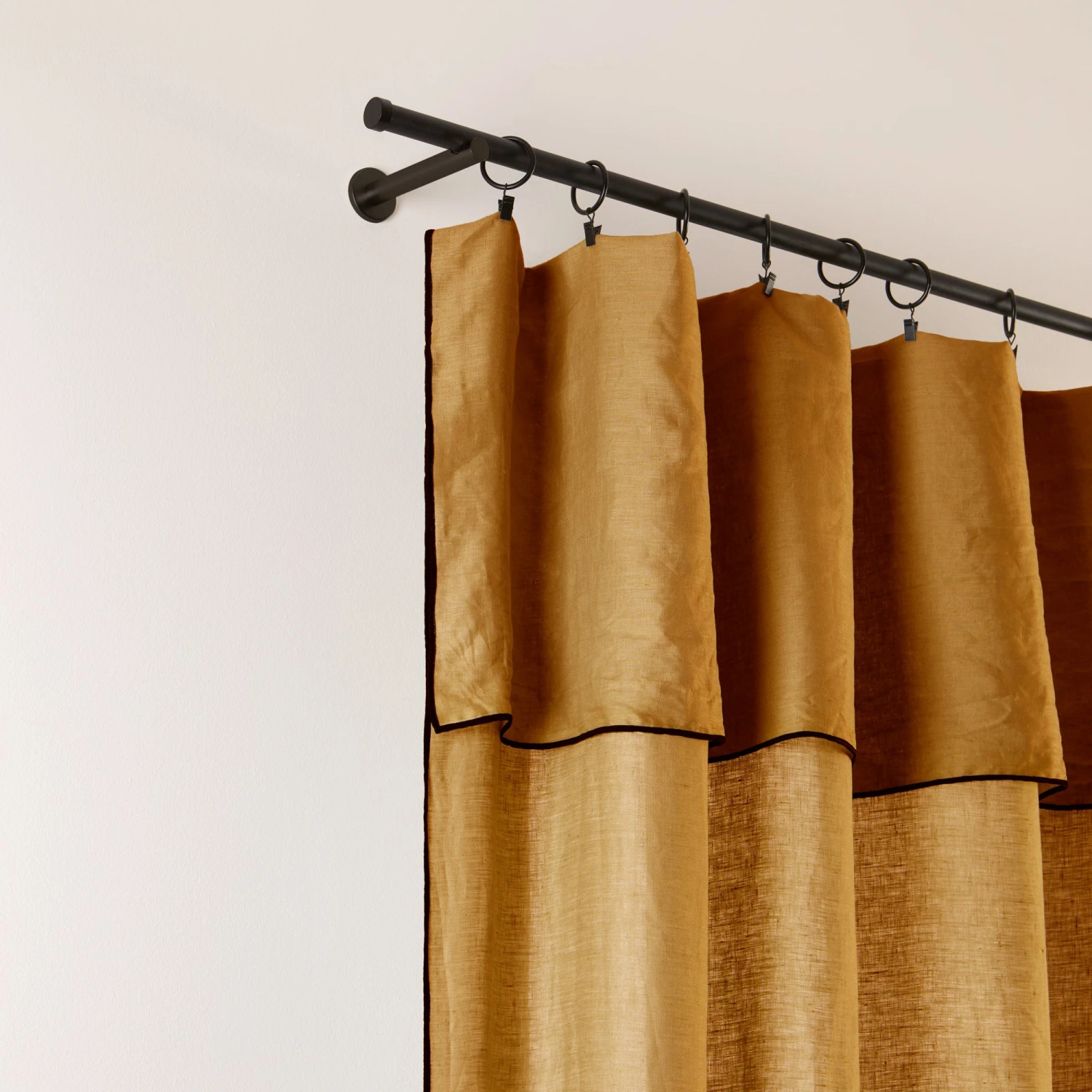 Rideau Panneau CARLINA Bronze Et Bourdon Noir 7 Rideau Panneau CARLINA Bronze Et Bourdon Noir – Image 7