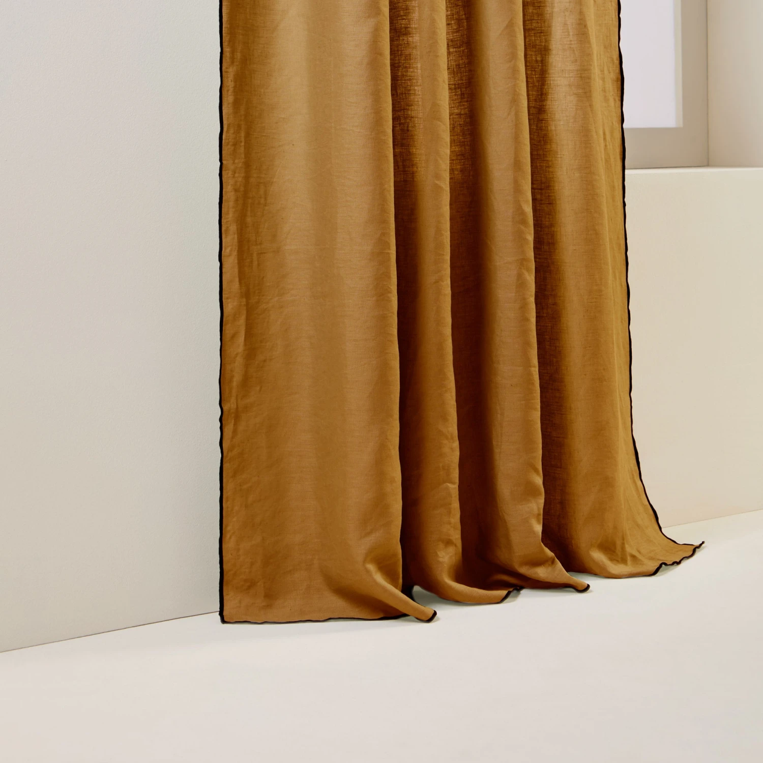 Rideau Panneau CARLINA Bronze Et Bourdon Noir 8 Rideau Panneau CARLINA Bronze Et Bourdon Noir – Image 8