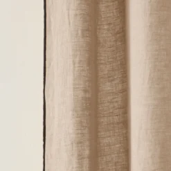 Rideau Panneau CARLINA Sable Et Bourdon Noir -Décoration & meubles pour la maison rideau panneau CARLINA 006409 N4G 8