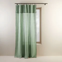 Rideau Panneau CARLINA Tilleul Et Bourdon Noir 15 Rideau Panneau CARLINA Tilleul Et Bourdon Noir -Décoration & meubles pour la maison rideau panneau CARLINA 006409 V2G 4