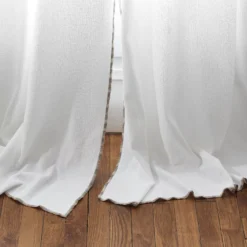 Rideau Panneau GHABY Blanc Et Bourdon En Dégradé -Décoration & meubles pour la maison rideau panneau GHABY 008906 W 3