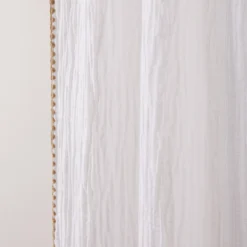 Rideau Panneau LALITA Blanc Et Jaune Indien -Décoration & meubles pour la maison rideau panneau LALITA 007575 WN 7