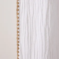 Rideau Panneau LALITA Blanc Et Jaune Indien -Décoration & meubles pour la maison rideau panneau LALITA 007575 WN 8