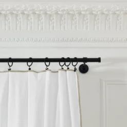 Rideau Panneau TOINON Blanc Et Bourdon Naturel -Décoration & meubles pour la maison rideau panneau TOINON 008909 WN 2