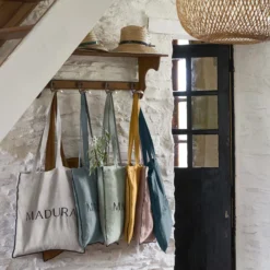 Sac CARLINA Calcaire Et Bourdon Noir -Décoration & meubles pour la maison sac CARLINA 006858 N2G ND 9