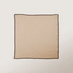 Serviette De Table CARLINA Sable Et Bourdon Noir -Décoration & meubles pour la maison serviette de table CARLINA 006405 N4G 5