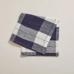 Serviette De Table GREGORY Encre Et Blanc Cassé