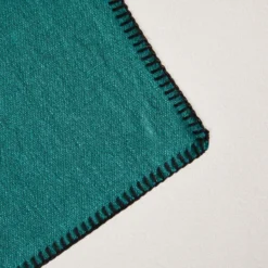 Serviette De Table NINO Lagon Et Feston Noir -Décoration & meubles pour la maison serviette de table NINO 007350 B12FG 6