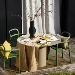 Serviette De Table NINO Ocre Et Feston Noir 13 Serviette De Table NINO Ocre Et Feston Noir -Décoration & meubles pour la maison serviette de table NINO 007350 J18FG 3