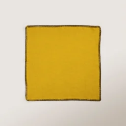 Serviette De Table NINO Ocre Et Feston Noir 15 Serviette De Table NINO Ocre Et Feston Noir -Décoration & meubles pour la maison serviette de table NINO 007350 J18FG 5