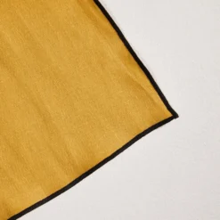 Set De Table CARLINA Ocre Et Bourdon Noir -Décoration & meubles pour la maison set de table CARLINA 006406 J18G 5