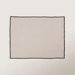 Set De Table CARLINA Ficelle Et Bourdon Noir -Décoration & meubles pour la maison set de table CARLINA 006406 N3G 4