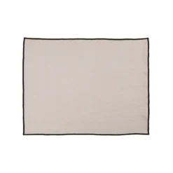 Set De Table CARLINA Ficelle Et Bourdon Noir -Décoration & meubles pour la maison set de table CARLINA 006406 N3G packshot