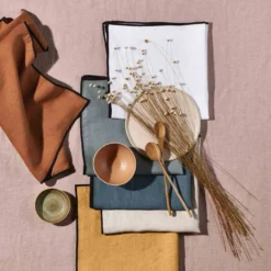 Set De Table CARLINA Blanc Pur Et Bourdon Noir -Décoration & meubles pour la maison set de table CARLINA 006406 WG 1