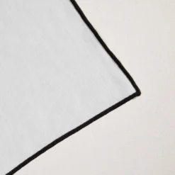 Set De Table CARLINA Blanc Pur Et Bourdon Noir -Décoration & meubles pour la maison set de table CARLINA 006406 WG 5