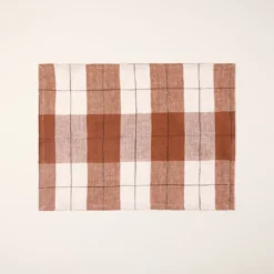 Set De Table GREGORY Brique Et Blanc Cassé 9 Set De Table GREGORY Brique Et Blanc Cassé -Décoration & meubles pour la maison set de table GREGORY 007685 WM 4