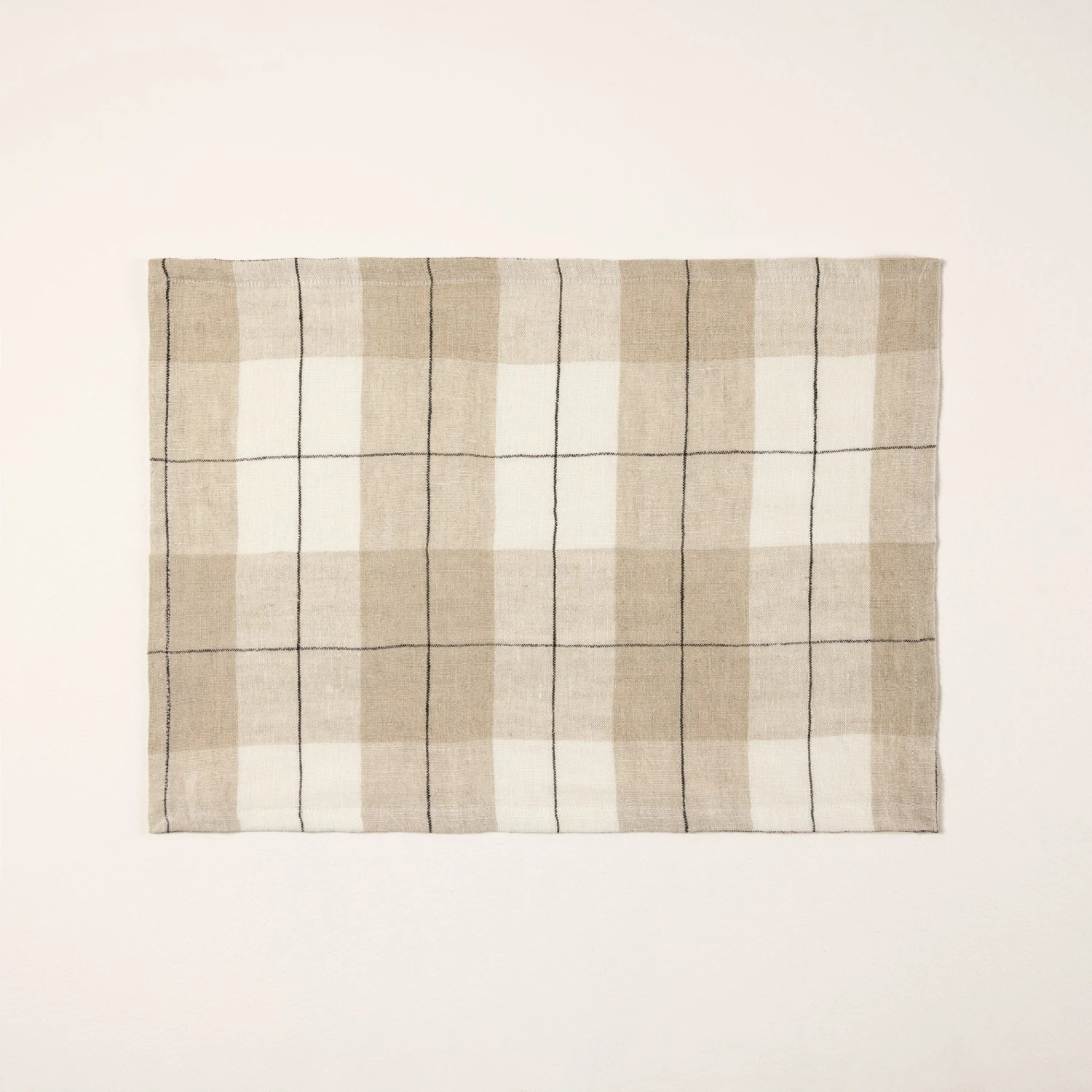 Set De Table GREGORY Naturel Et Blanc Cassé 1 Set De Table GREGORY Naturel Et Blanc Cassé