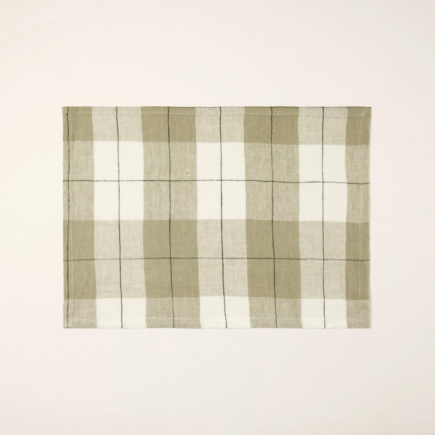 Set De Table GREGORY Laurier Et Blanc Cassé 1 Set De Table GREGORY Laurier Et Blanc Cassé