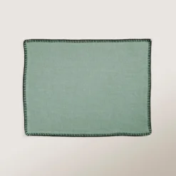 Set De Table NINO Vert De Gris Et Feston Noir -Décoration & meubles pour la maison set de table NINO 007351 V4FG 4