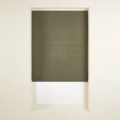 Store Bateau Occultant CARLINA Kaki Grisé Et Bourdon Noir -Décoration & meubles pour la maison store bateau occultant CARLINA 007339 GVG 4