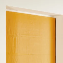 Store Bateau Occultant CARLINA Ocre Et Bourdon Noir -Décoration & meubles pour la maison store bateau occultant CARLINA 007339 J18G 5