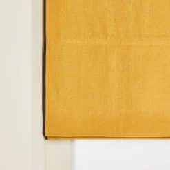 Store Bateau Occultant CARLINA Ocre Et Bourdon Noir -Décoration & meubles pour la maison store bateau occultant CARLINA 007339 J18G 7