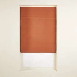 Store Bateau Occultant CARLINA Terracotta Et Bourdon Noir