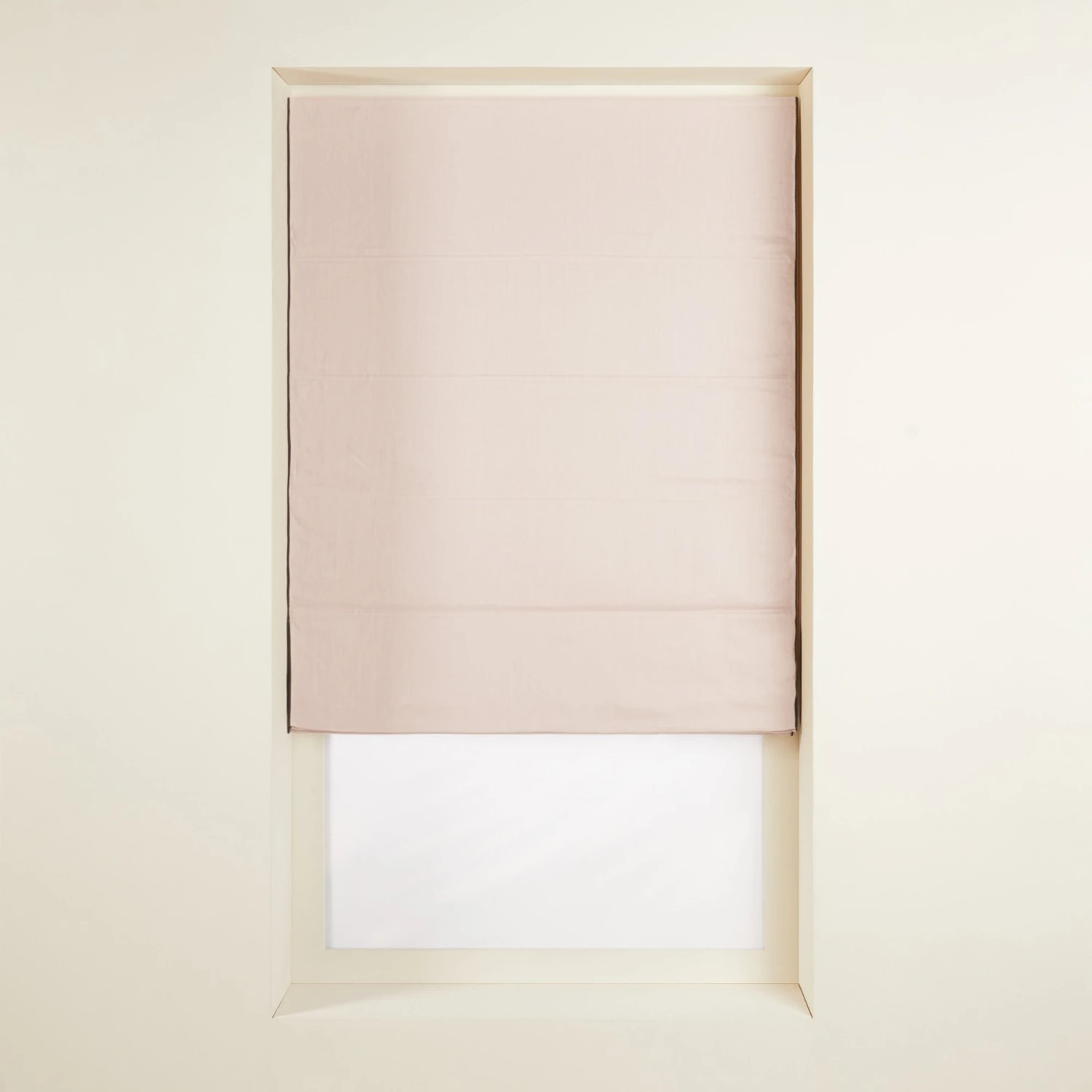 Store Bateau Occultant CARLINA Rose Poudré Et Bourdon Noir 3 Store Bateau Occultant CARLINA Rose Poudré Et Bourdon Noir – Image 3