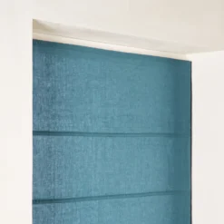 Store Bateau CARLINA Pétrole Et Bourdon Noir -Décoration & meubles pour la maison store bateau CARLINA 007035 BVG 5