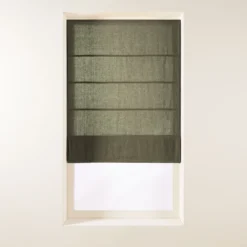 Store Bateau CARLINA Kaki Grisé Et Bourdon Noir 9 Store Bateau CARLINA Kaki Grisé Et Bourdon Noir -Décoration & meubles pour la maison store bateau CARLINA 007035 GVG 4