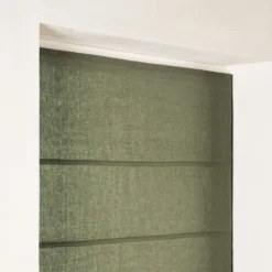 Store Bateau CARLINA Kaki Grisé Et Bourdon Noir 10 Store Bateau CARLINA Kaki Grisé Et Bourdon Noir -Décoration & meubles pour la maison store bateau CARLINA 007035 GVG 5