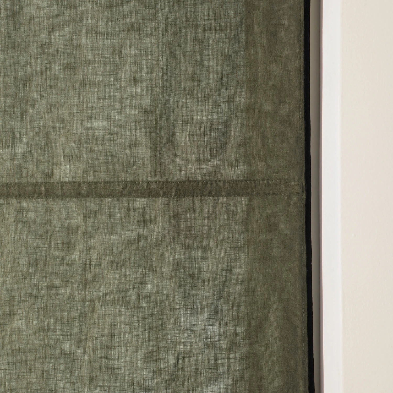 Store Bateau CARLINA Kaki Grisé Et Bourdon Noir 6 Store Bateau CARLINA Kaki Grisé Et Bourdon Noir – Image 6