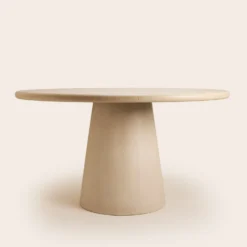 Table à Manger ELIZ Beige Poudré -Décoration & meubles pour la maison table a manger ELIZ 009028 N2 5