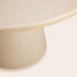 Table à Manger ELIZ Beige Poudré -Décoration & meubles pour la maison table a manger ELIZ 009028 N2 6