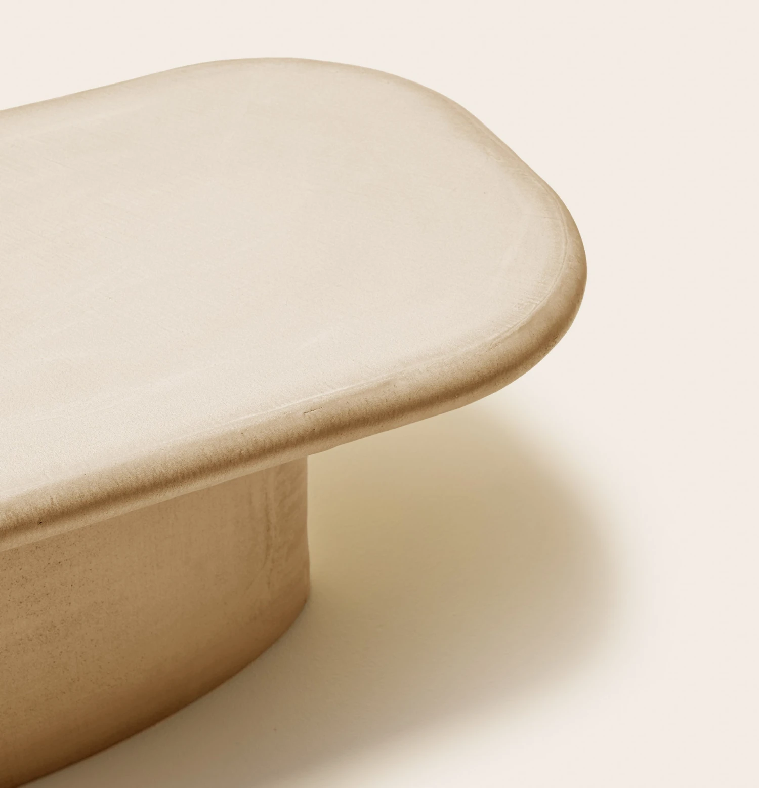 Table Basse CALIX Beige Poudré 2 Table Basse CALIX Beige Poudré – Image 2