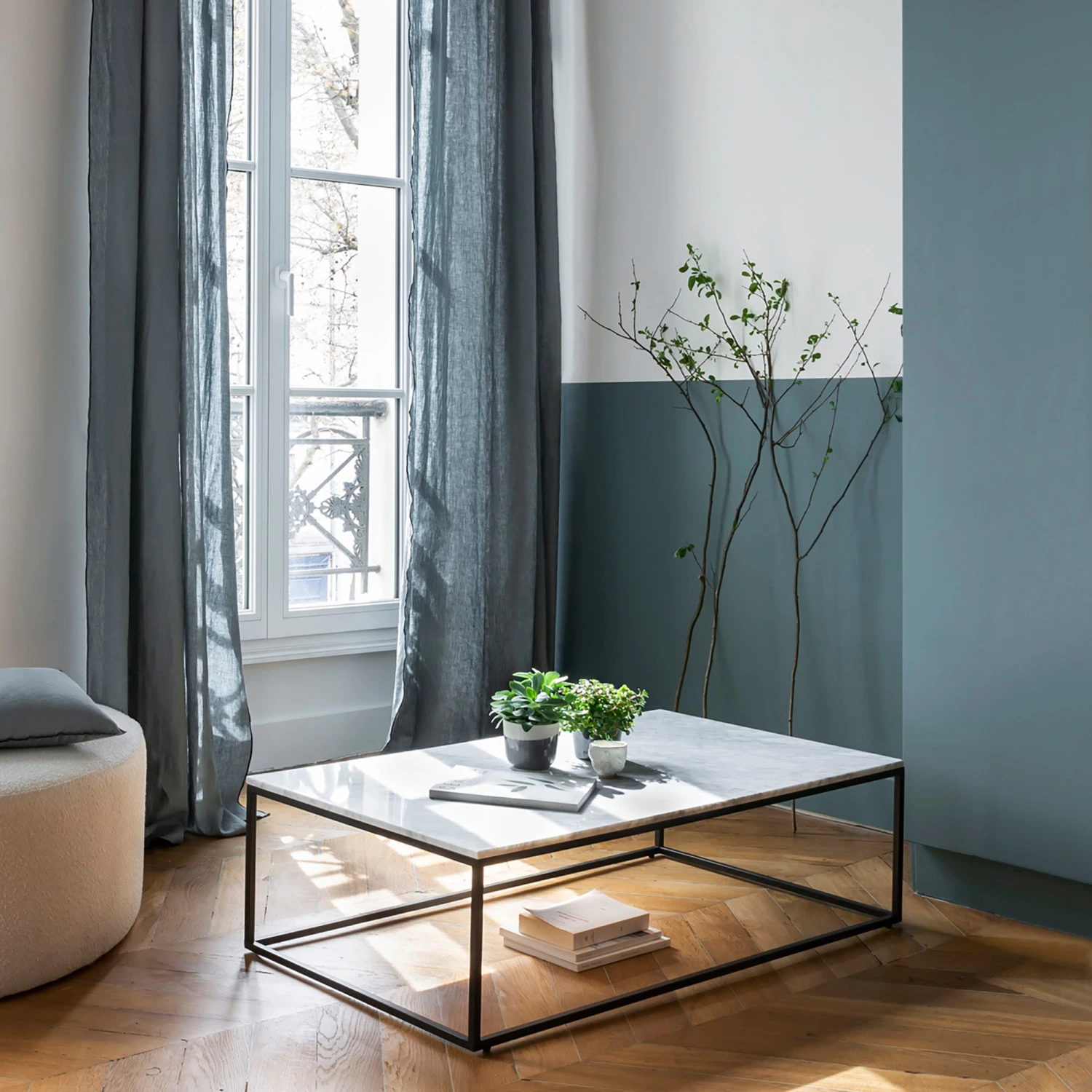 Table Basse CARRA Blanc De Carrare 2 Table Basse CARRA Blanc De Carrare – Image 2