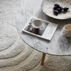 Table Basse LARA Bois Et Blanc De Carrare -Décoration & meubles pour la maison table basse LARA 006243 W ND 2